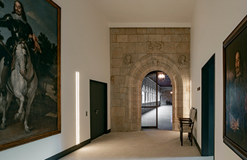 Zonas comunes del Parador de León