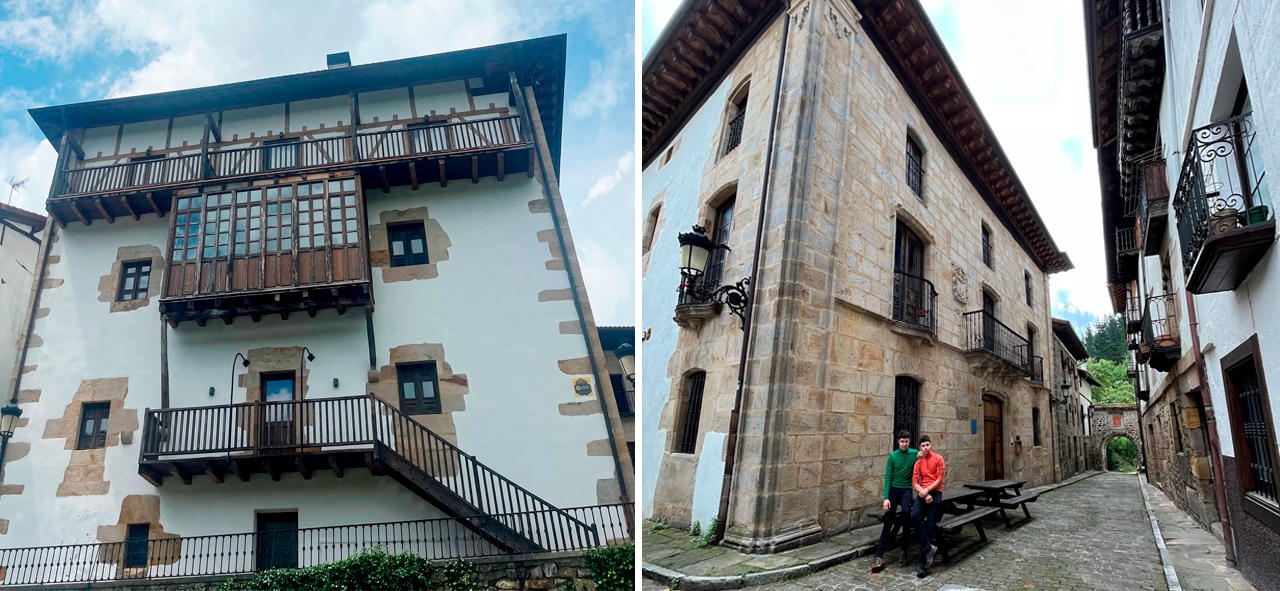 Fachada principal de Soran, el palacete que se transformará en hotel.